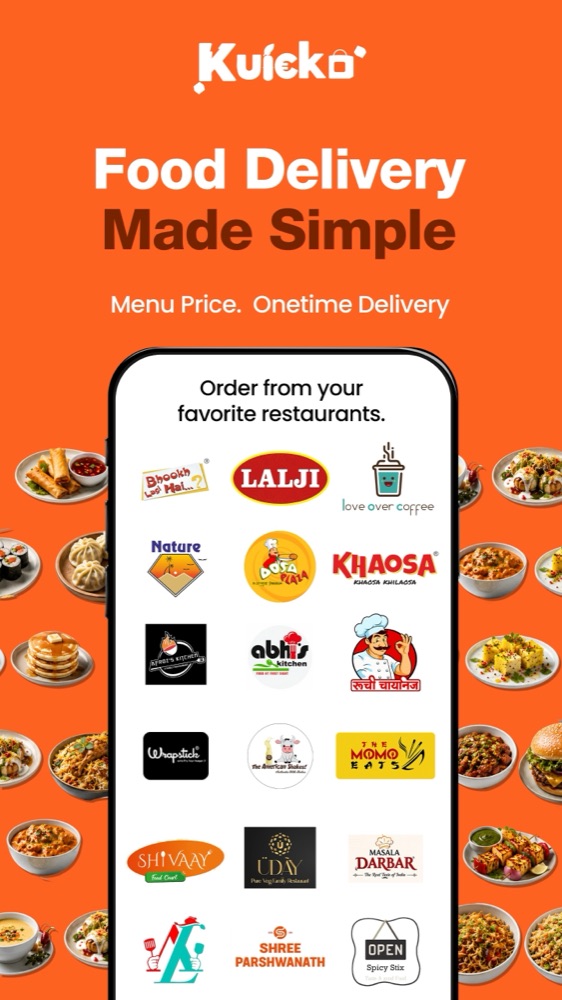 Bikaner restaurants and cloud kitchens listed inside the Kuicko app.